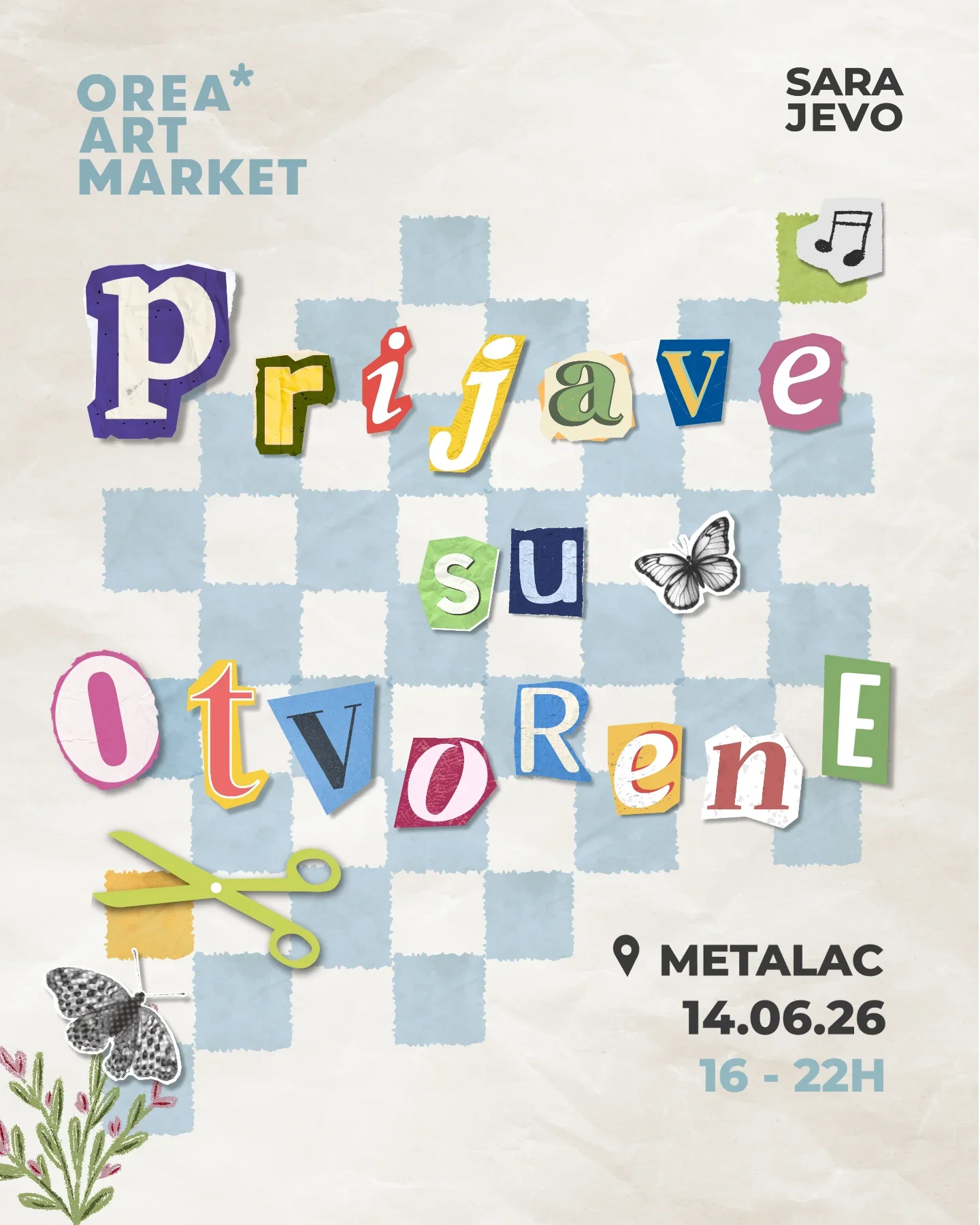 ! Ako stvaraš ručno rađene, održive i etički proizvedene proizvode, OREA Art Market je mjesto gdje možeš predstaviti svoj rad, upoznati zajednicu koja cijeni autentične proizvode i biti dio događaja koji okuplja preko 4...