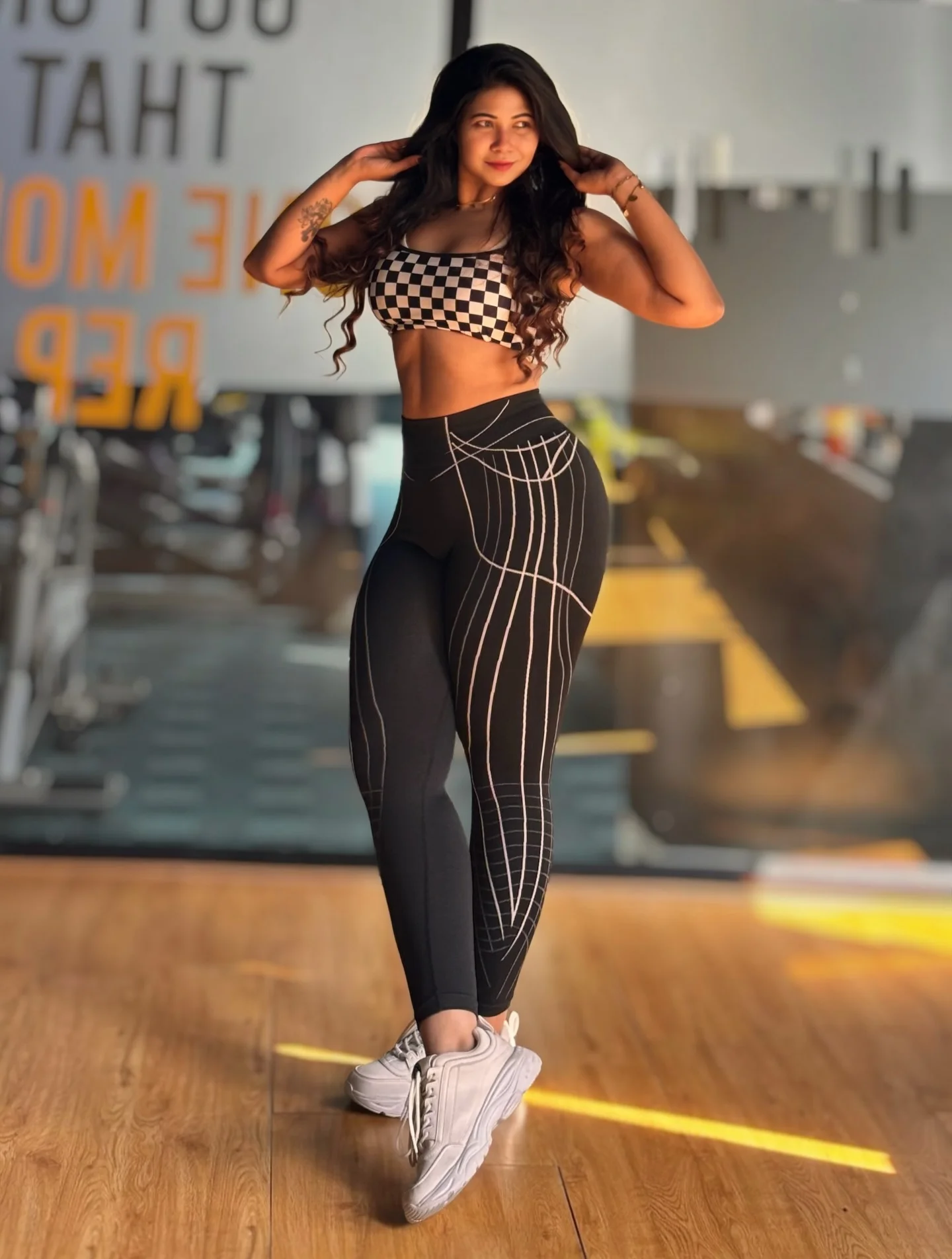 Glow hits different after a workout #newpost #kongamino #intraworkout #sweatingitout #followmee