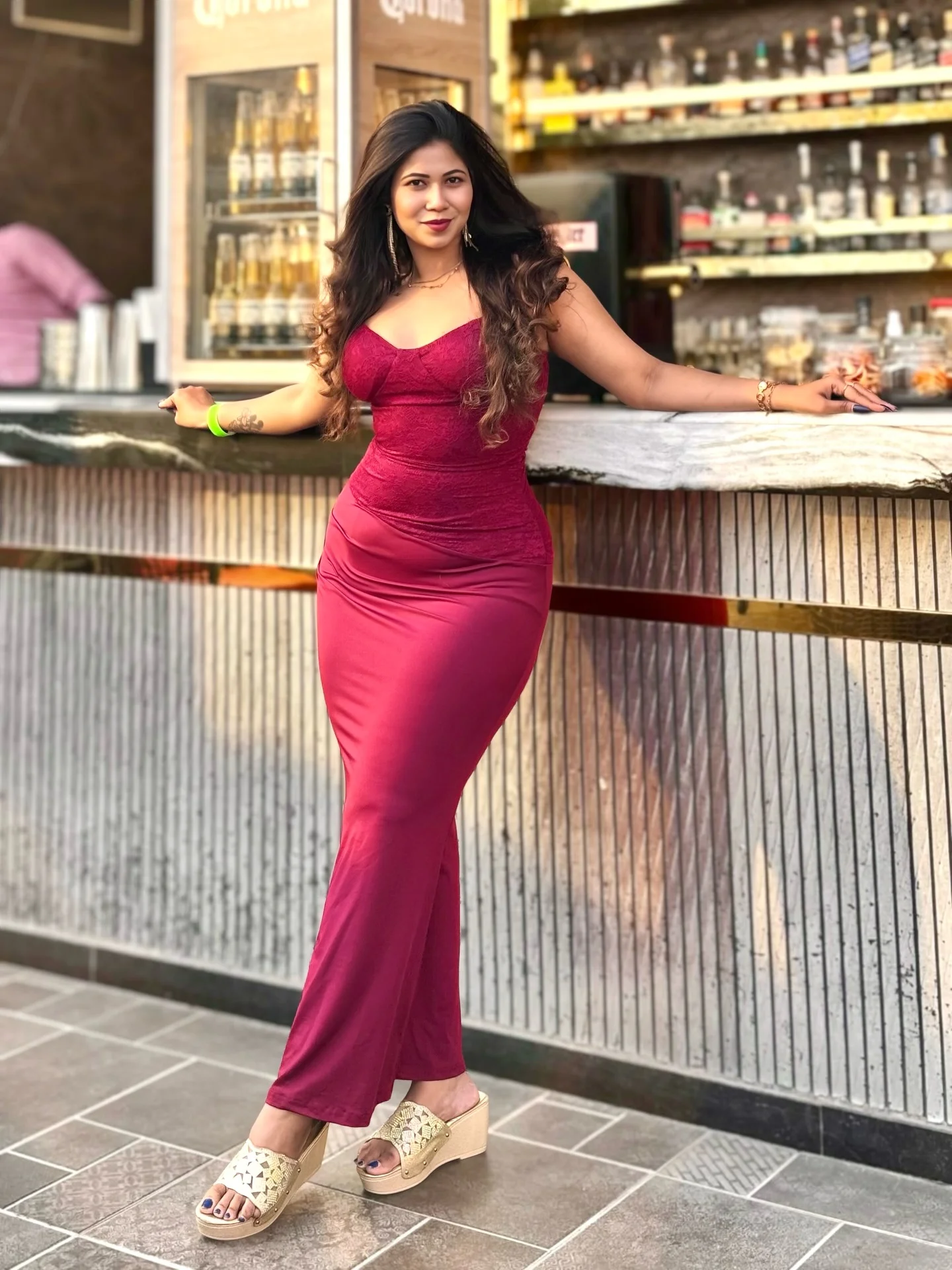 Evolving, glowing, unstoppable ✨ #newpost #reddress❤️ #bodycondress #savana #followmee