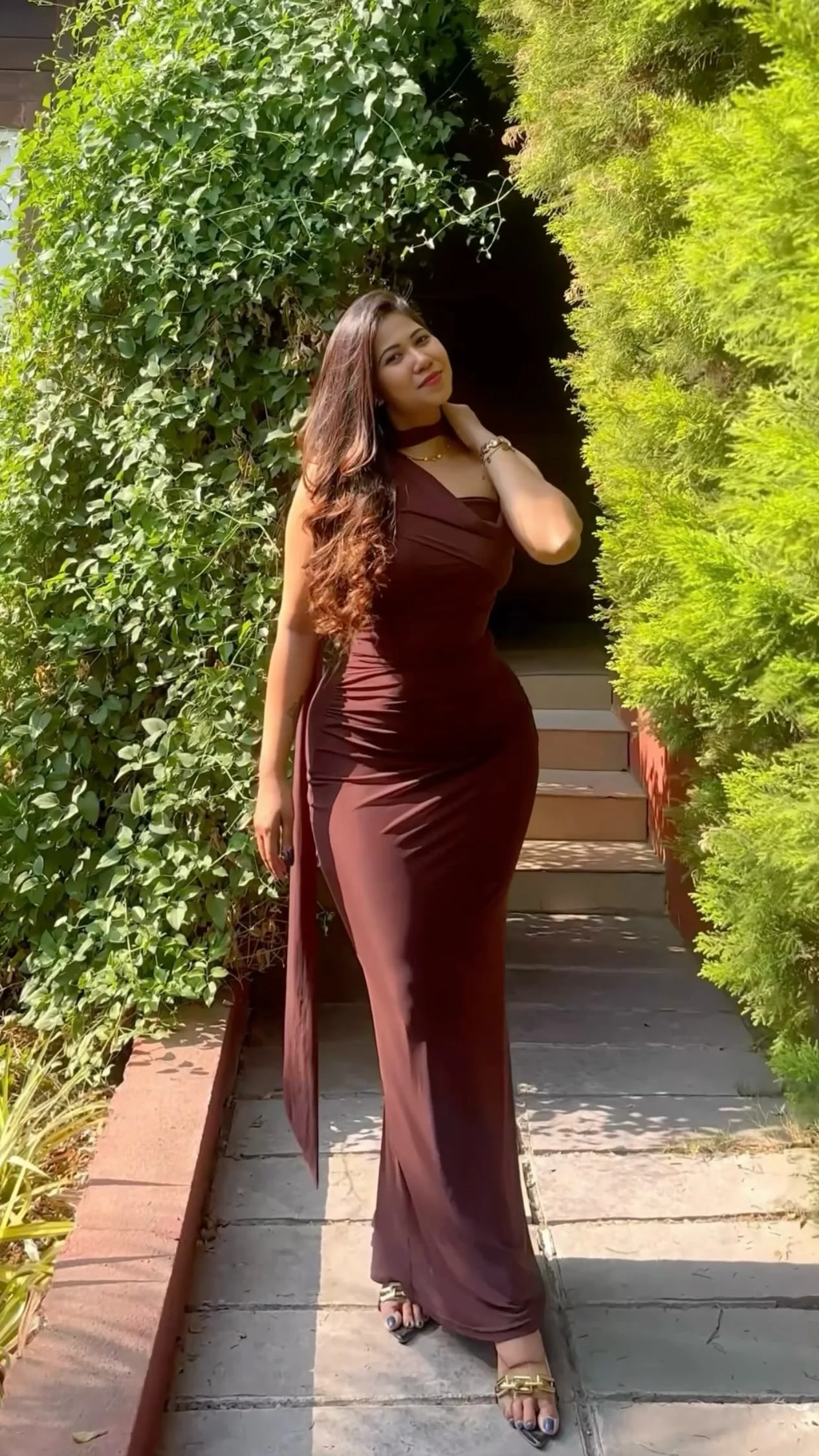 Walking like I own the moment Elegant slay • Bodycon confidence • Classy & sassy • Effortless beauty • Soft glam queen • Minimal yet powerful • Date night outfit • Luxe aesthetic • Brown girl glow • Chic vibes only • Ma...