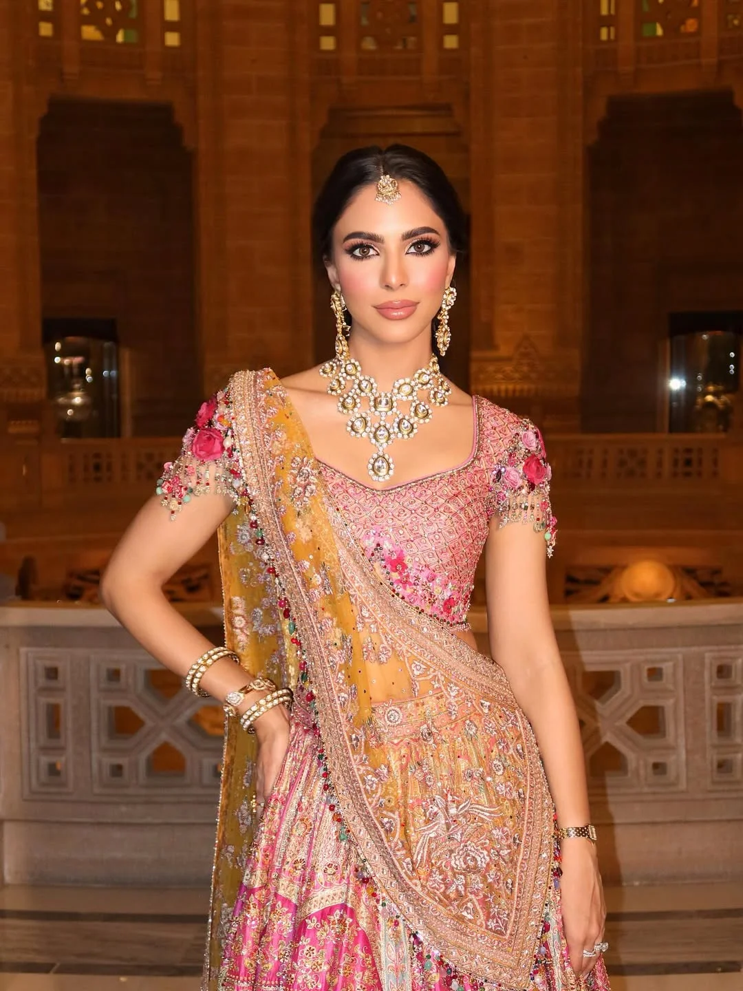 Maharani of Umaidh Bhawan Palace✨ @anmol_punjabi ♥️✨ #amritkaurmakeup #amritkaurartistry Photography & Makeup Designer @taruntahiliani