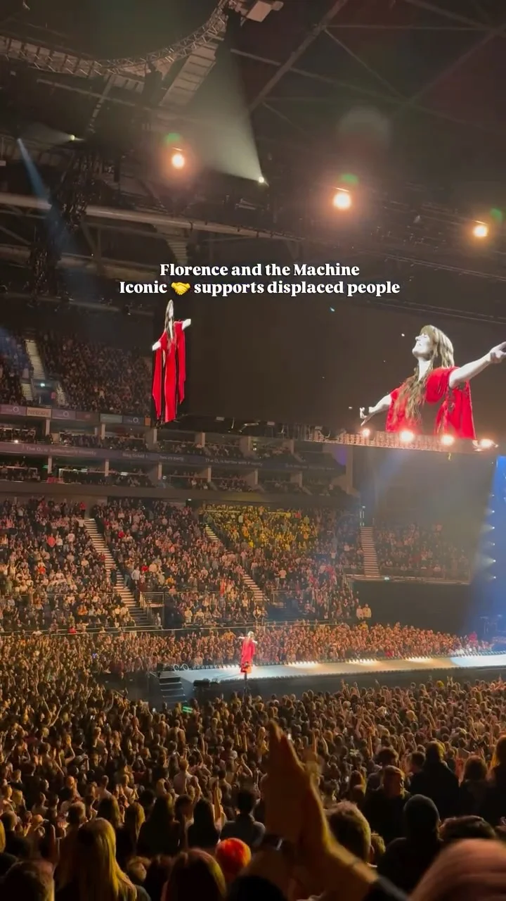 @florenceandthemachine was INCREDIBLE at the @theo2london ✨ We are so grateful to be a part of @florenceandthemachine ‘Everybody Scream’ tour, with £1 of every ticket going to Choose Love. Thank you for supporting our g...
