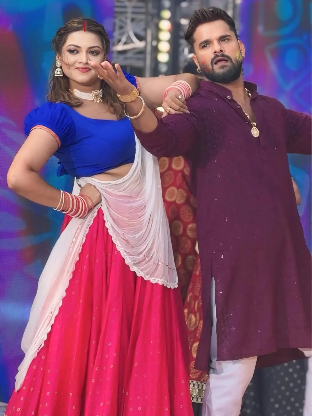 Holi baad aake ❤️ #holibaadaake #rakshagupta #khesarilalyadav #trending #trendingsong