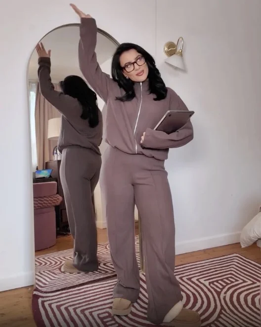 This is our go-to outfit for a Monday morning spent scrolling through socials and judging the Bafta red carpet outfits @_meaganwells